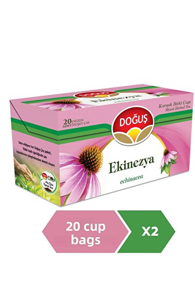 Doğuş كيس شاي عشبة الإكينيا 20 قطعة × 2 قطعة