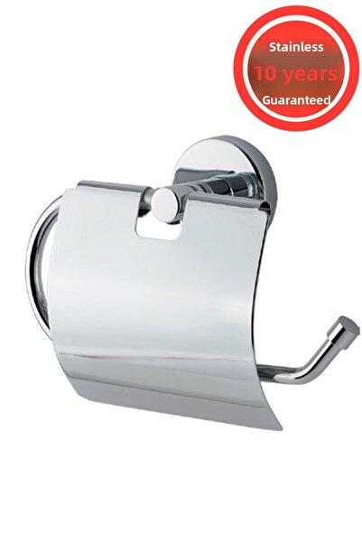 BanyomHome Clk Stainless Brass Wish Wide Lid Toilet Paper Holder