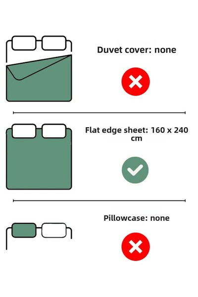 MyStory Home Double Size Gray Sheet Flat Edge Outlet (Defective)