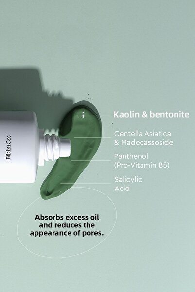 Bibimcos BibimCos Pore Cleansing Clay Mask, Deep Cleansing, Sebum Control, Moisturising Formula for All Skin