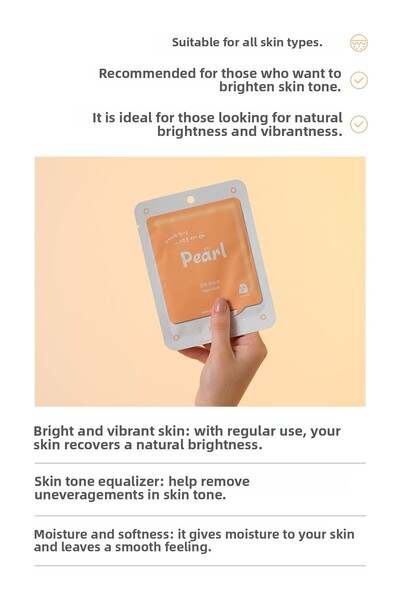 Mjcare On Pearl Mask - Pearl Extract Face Mask 5-Pack
