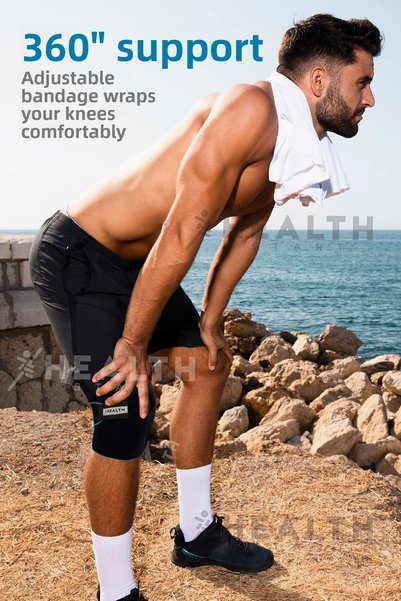 Healthstart Knee Brace with Patella Support |   , Meniscus, Sports Injuries and Postoperative Use
