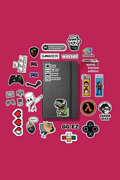 MS Major Selection Pachet de stickere pentru jucători / Bullet Journal Notepa...