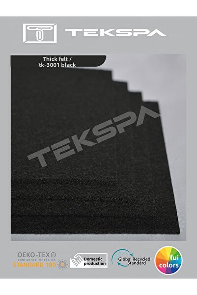 KEÇE DÜNYASI لباد أسود سميك 100×100