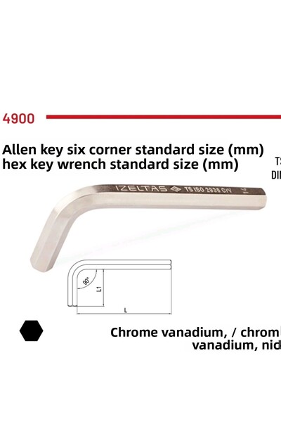 İzeltaş مفتاح ألن سداسي الزوايا 14 مم