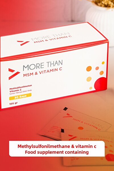 MORE THAN Msm & Vitamin C 30 Sachets