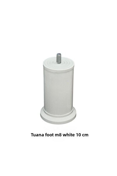 Adilon TUANA AYAK 10cm cu șuruburi M08 Alb