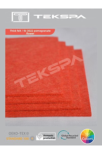 KEÇE DÜNYASI لباد زهرة الرمان السميكة 100X100