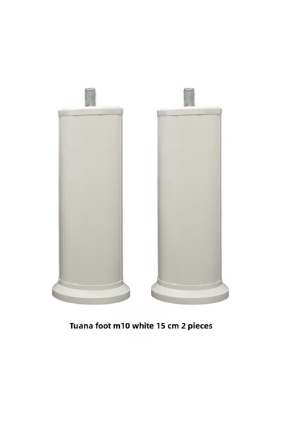 Adilon TUANA AYAK 15cm cu șurub M10 alb (2 bucăți)