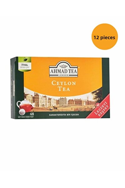 Ahmad Tea Ceylon Tea Bag 48Li 153,6Gx12Ad (1 Box)