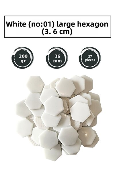 Zen Mozaik Mozaic hexagonal din sticlă pentru lucrările tale de mozaic artist...