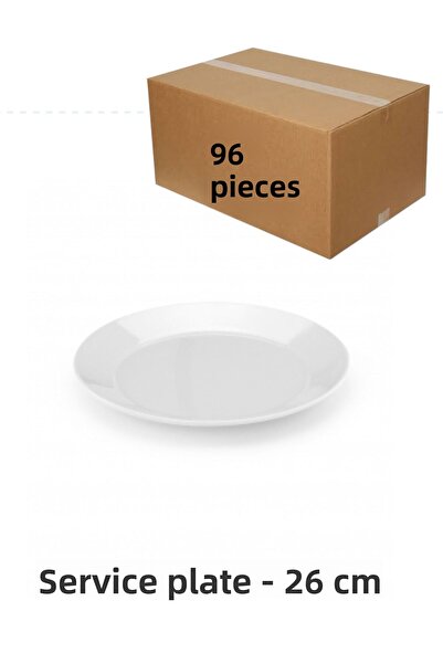 BARITCIOGLU Melamine Serving Plate 26 cm 96 Pieces