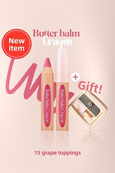 CLIO Creamy, Pen Shaped Colored Lip Balm & Sharpener Butter Balm Crayon 015 G...