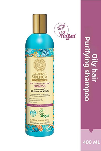 Natura Siberica شامبو أوبليبيكا سيبيريكا المضاد للقشرة للشعر العادي والدهني، 400 مل