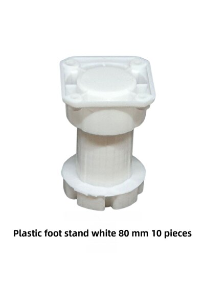 Adilon Picior de bază din plastic 8 cm (10 bucăți)