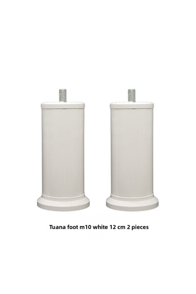 Adilon TUANA AYAK 12cm cu șurub M10 alb (2 bucăți)