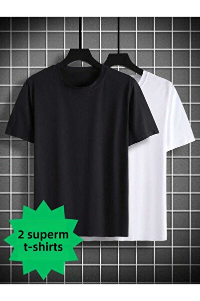 JustBS Tricou unisex, pachet de 2