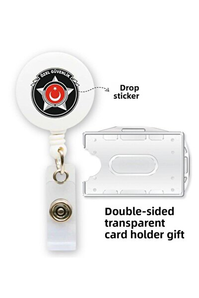 doktorbonem Autocolant de securitate personalizat Yoyo Card Holder Protector ...