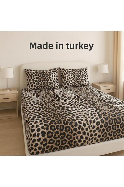 Güvenal Carmen Pillowcase Fitted Sheet Set Patterned Pillowcase and Fitted Sheet Dowry