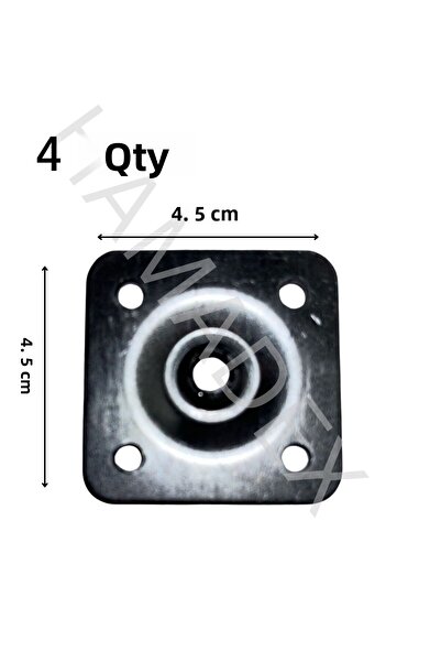 HAMADEX Flat Metal Furniture Connecting Apparatus 45X45 mm Coffee Table, Table, Cabinet Mounting Apparatus