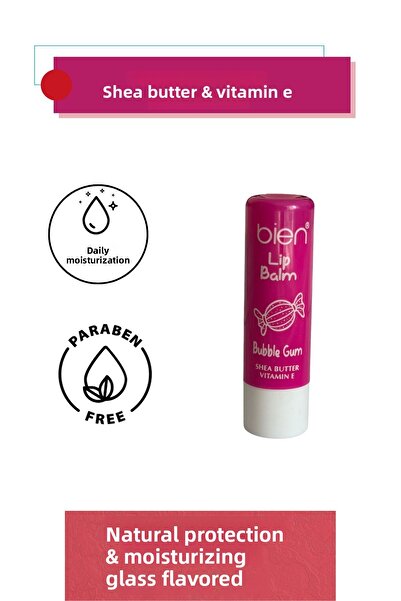 VANCL واقي الشفاه الخاص للأطفال - مرطب الشفاه المرح بنكهة اللبان للأطفال 4 جرام.