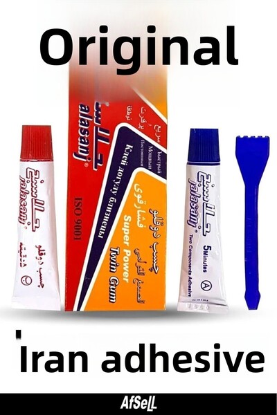 rigour Mg Home 4 قطع من الغراء الإيراني ذو الأنبوب المزدوج، لاصق قوي للغاية TR