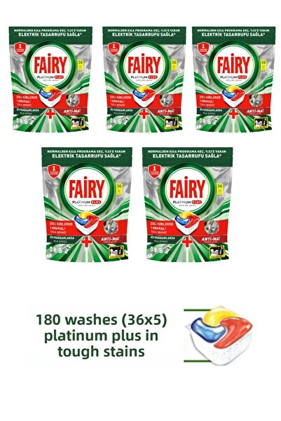 Fairy Platinum Plus 180 Washing (Saving Electricity - Short Program)