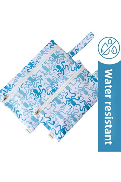 Mama Yoyo Baby&Kids Clean & Wet/Dirty 2-Piece Bag Set Octopus