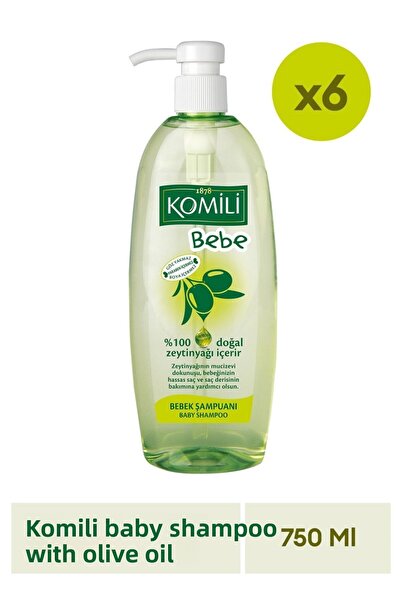 Komili Bebe 750ml X 6 Baby Shampoo