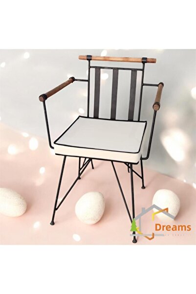 DÜŞLER EV TEKSTİLİ 40x40 Cremă, rezistentă la apă și pete, cu fermoar, cu șir...