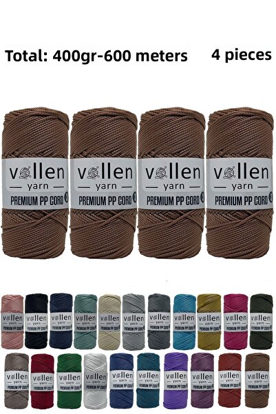vollen yarn 600m Ață de macrame din poliester, Ață Supla, Ață pentru genți, A...
