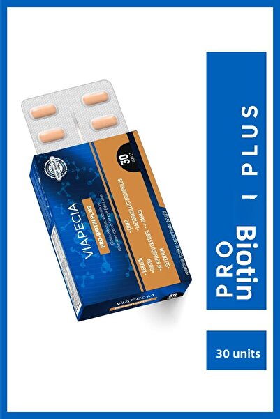 Viapecia Vıapecıa Pro-biotin Plus Hair Loss & Nail Breakage Dwarf Palm Hotplate 30 Tablets