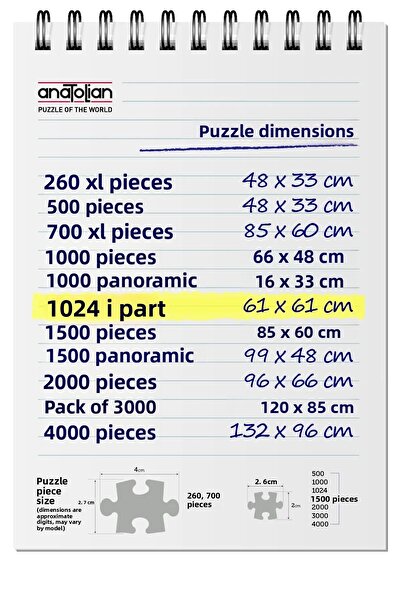 Anatolian Puzzle 1024 Piece Puzzle / Marilyn - Code: 1015