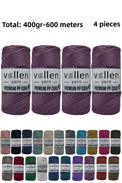 vollen yarn 600m Ață de macrame din poliester, Ață Supla, Ață pentru genți, A...