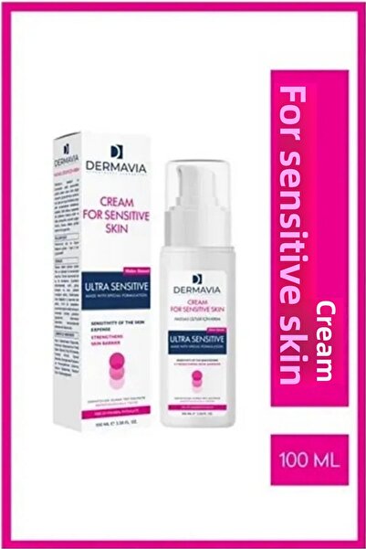 Dermavia كريم لليدين والوجه والجسم للبشرة الحساسة والمختلطة 100 مل بانثينول و...