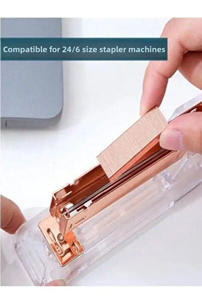 Delta Staple Wire 24/6 Copper 1000 Pcs 10 Pack Large Staple Wire Yellow 30 Sheets Stapling Capacity