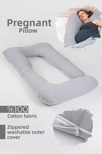 RUYALAR BEBEK Pregnant and Breastfeeding Pillow with 5 Different Zone Supports