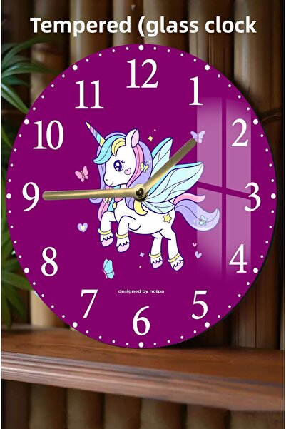 kutuTR Time of Colorful Worlds! 3D Look Tempered Glass Watch – 33 cm Csdw041