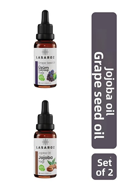 lasaroz Jojoba Oil 20 ml + Grape Seed Oil 20 ml