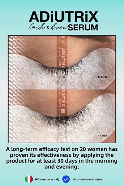 İnLei Adiutrix Vegan Eyelash and Eyebrow Strengthening Lengthening Serum