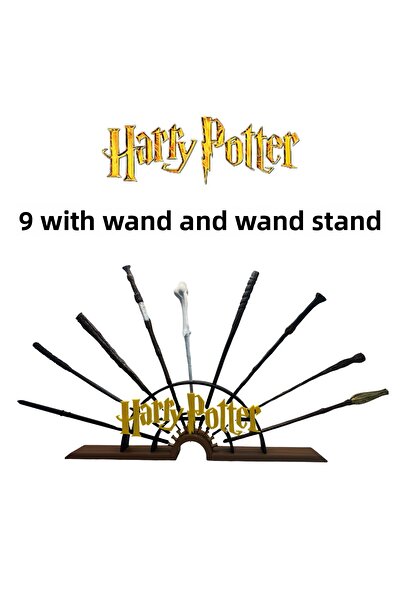Vera Harry Potter Wands 9 Pcs Wands and Wand Stand
