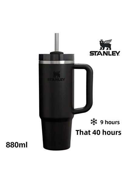 Stanley كوينشر H2.O فلو ستيت ™   ترمس مع ماصة 0.8 لتر قارورة مع ماصة باللون ا...