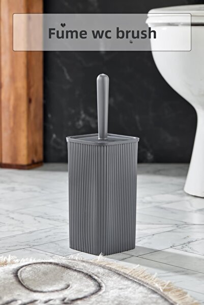 EWs Wc Brush & Toilet Brush Smoked 2 Pieces