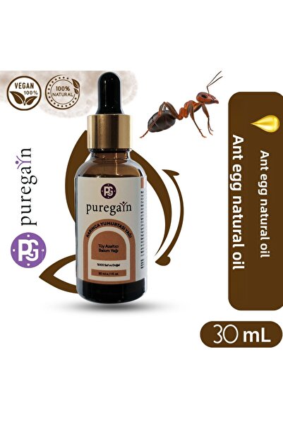 PUREGAIN زيت بيض النمل 30 مل – عناية طبيعية بالبشرة بعد إزالة الشعر |   تأثير...