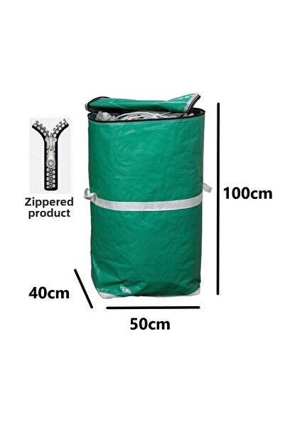 JokeyAmbalaj كيس نقل قماش للعمل المنزلي مقاس 50 × 40 مقاس 100 سم مع سحاب وجيب...