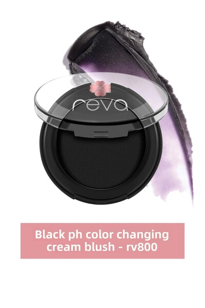 REVA Magic Black Ph Color Changing Cream Blusher-Black Magic Ph Color Changing Cream Blusher 7g Rv800