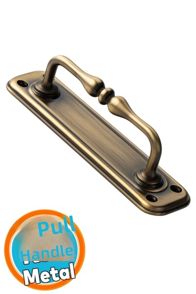 NZB مقبض سحب للباب المعدني، مقبض مقبض خزانة الأثاث، درج خزانة، أصفر عتيق، كبي...