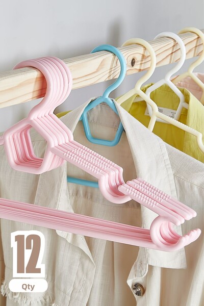 Beray 12 Pieces Karizma Hanger Clothes Hanger - Mixed Color
