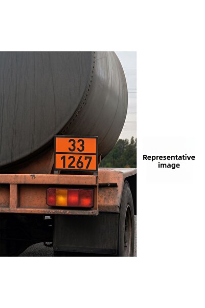 Badem10 Metal 40X30 cm Sheet (1 Pair) 33-1267 Fuel Oil Dangerous Goods Crude Oil Transportation High Flame