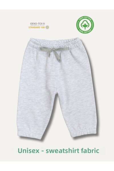 Zuppers Cotton Sweatpants - (Age 0-4) - Gray Melange